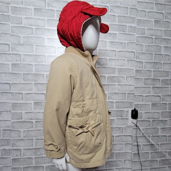 Coco Rita Zip in/out Lined Girl's Coat with Ears, size 110 (US size 4) - Picture 8 of 12